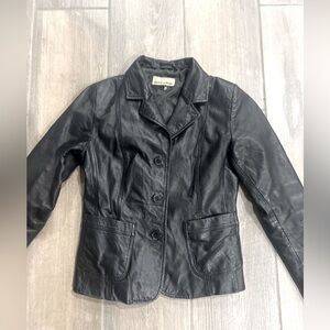 Rock’N Blue black leather jacket in size S